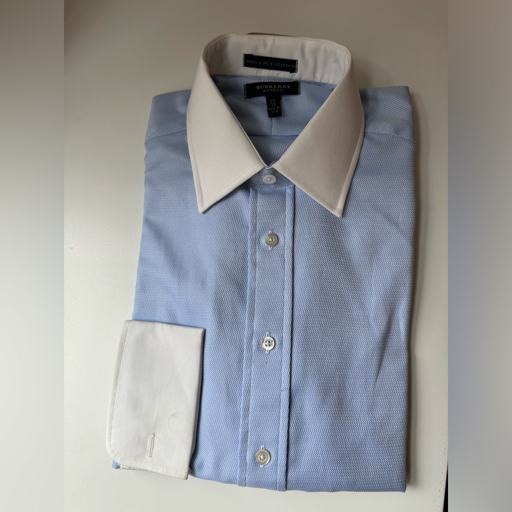 NWT BURBERRY Men’s Dress Shirt 15 x 34